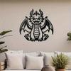 Süßer Drachen Eisen Wandkunst Fantasy Dekor Für Kinderzimmer Geburtstagsgeschenk