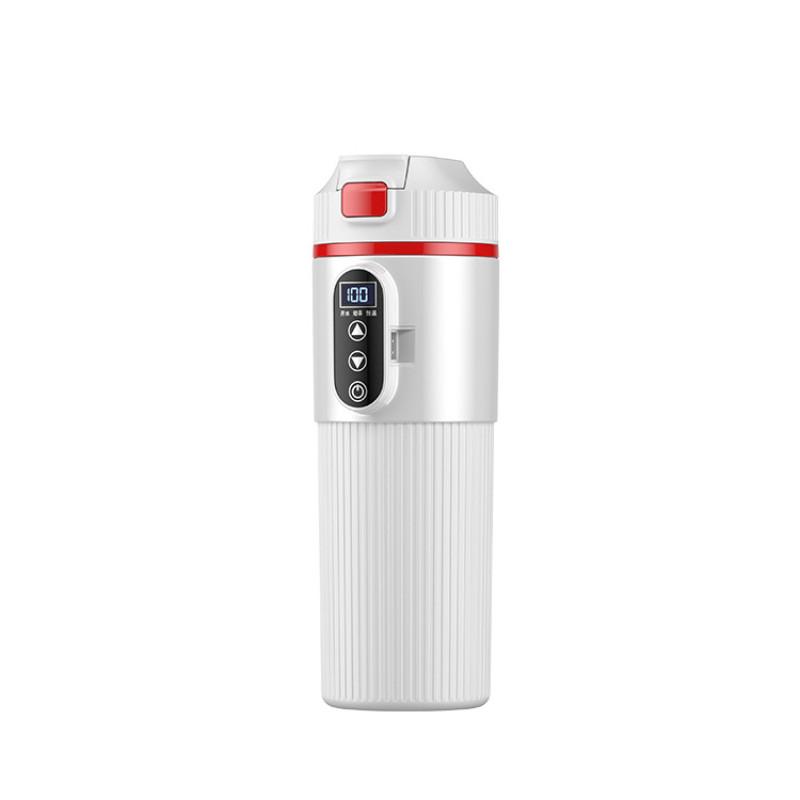 500ML Large Capacity Intelligent Car Boiling Bottle Outdoor Travel Portable Electric Kettle Stainless Steel Insulated Cup
