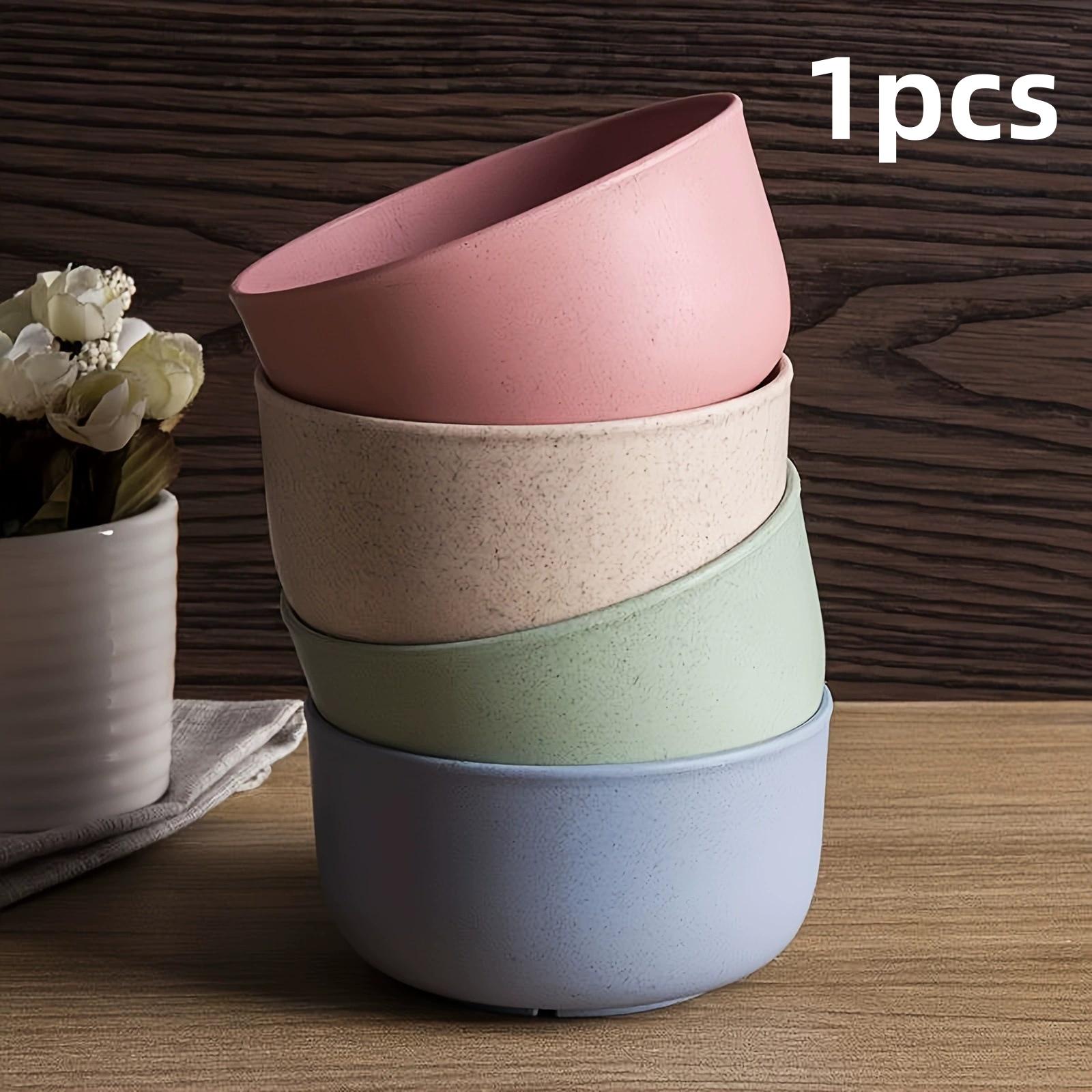 

Пшеничная соломенная миска Столовая посуда Круглая миска для хлопьев Бытовая миска для супа Лапша Рисовая миска Рамен Салатница Кухонные принадлежности 1-pcs разноцветный