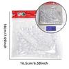 Transparent Icicle Ornaments For Christmas Tree Festive Holiday Decorations Pack Of 12