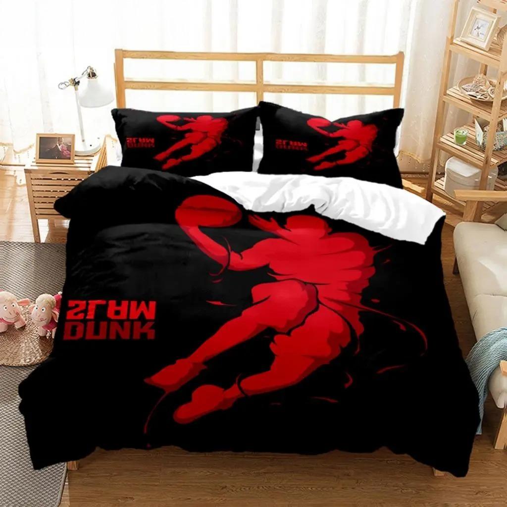 3D Gedrucktes Basketball Bettwäsche Set Basketball Bettbezug Doppel Einzel Voll Queen King Erwachsene Kinder Bettwäsche Bettdeckenbezug