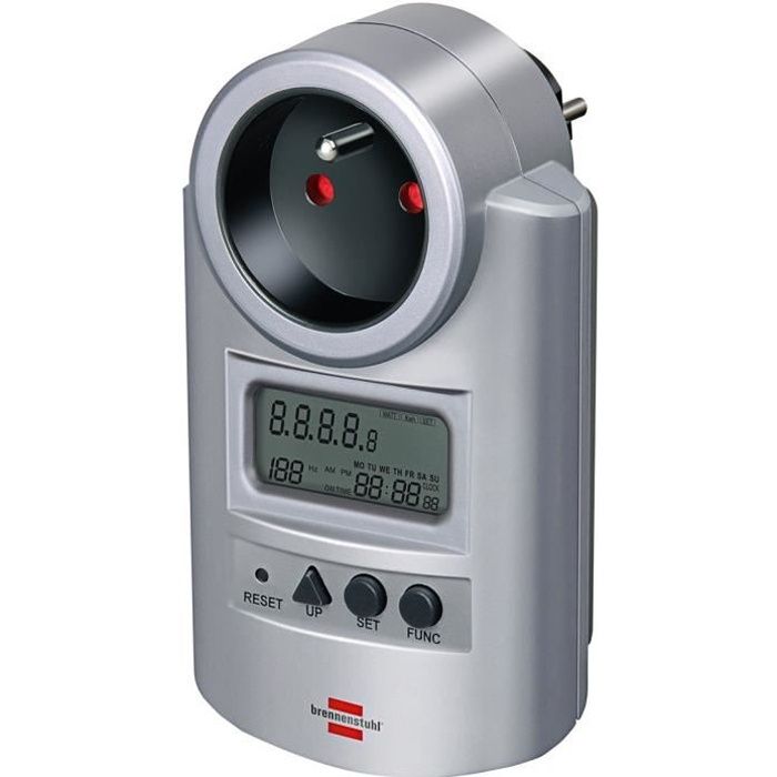 Compteur d'énergie - BRENNENSTUHL - PM 231 E - Mesure de tension - Calcul des coûts - Utilisation intérieure