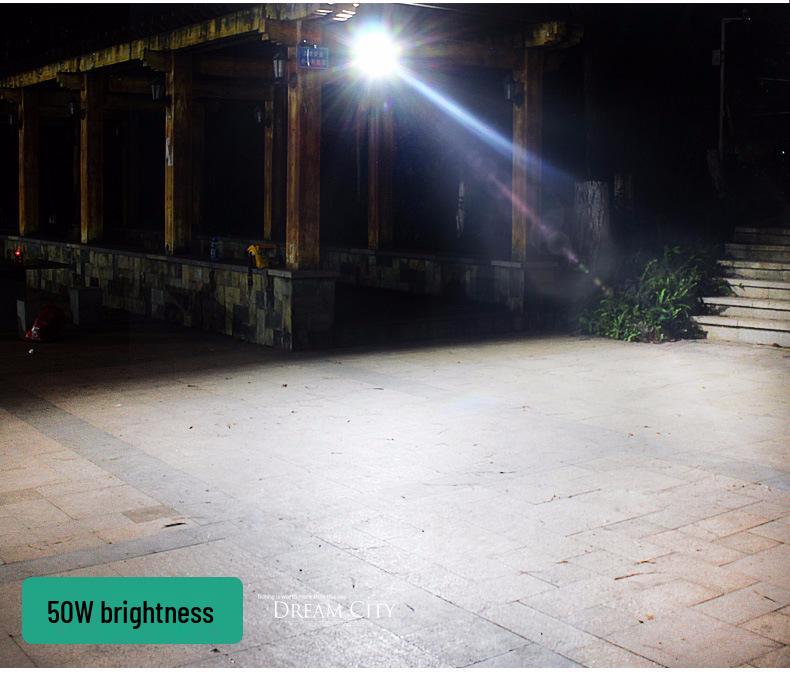 Golden Bean LED Solar Street Light for Garden and Courtyard