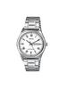 Stainless Steel Strap, White Dial, Men's Quartz Watch with Date MTP-V006D-7B