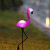 New 3 Pcs/set Waterproof LED Solar Lawn Lighting Flamingo Pattern White Light for Outdoor Garden