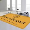 V-Veuve Clicquot Room Mats Cheaper Anti-slip Modern Living Room Balcony Printed Welcome Rug