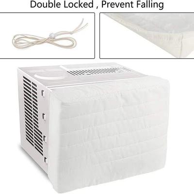 Indoor Air Conditioner Cover Adjustable Cotton Window Air Conditioner Cover Wall Mounted Ac Dust Cover Breathable, Dust-Proof