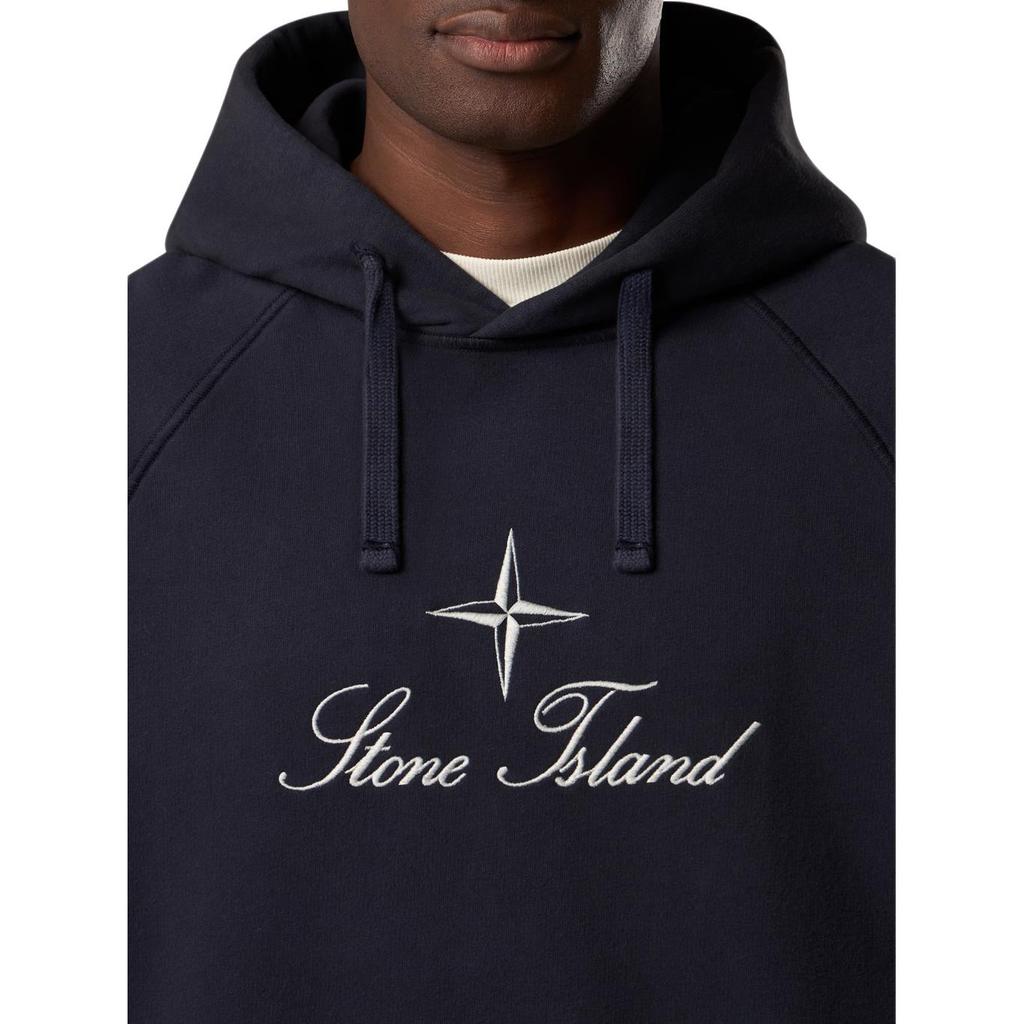 STONE ISLAND Holiday Limited Edition Series FW25 Logo Embroidered Loose Fit Casual Drawstring Hoodie Unisex Hoodies K2S156100074S00H5-V0026