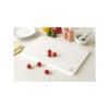 Sanyo Kasei Elastomer Soft Antibacterial Cutting Board (Medium), White, EKW-M