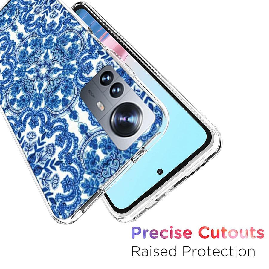 Blue White Porcelain Pattern Phone Case For Redmi Note 15 Pro 5G 14 13 12 Pro Plus 11 11T 11E 11S 10 Pro 10S 9 9S Cover Cell Cle