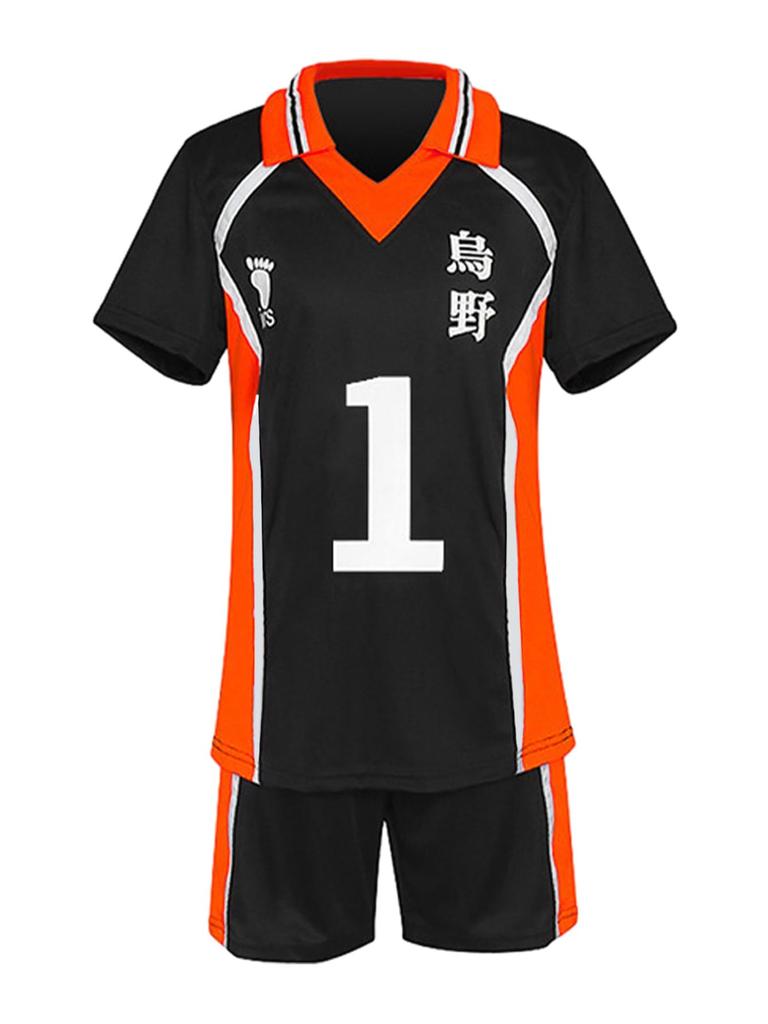 Karasuno High School Haikyuu Cosplay Costume Featuring Daichi Tobio Shoyo and Koshi Volleyball Short Student 5 Sizes [Formemory] T-Shirt Uniform,