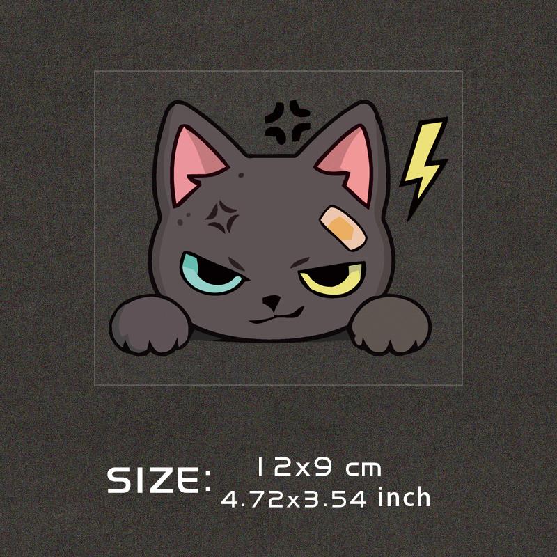 Zhaogi cat car cute cat car stickers glass cover scratches stickers electric car cartoon body stickers decorative accessories