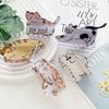 1 Stück Niedliche Haustier Katze Hund Essigsäure Kratzspange Tier-Serie Personalisierte Haarkratz Haarspange Haaraccessoires Neuer Stil