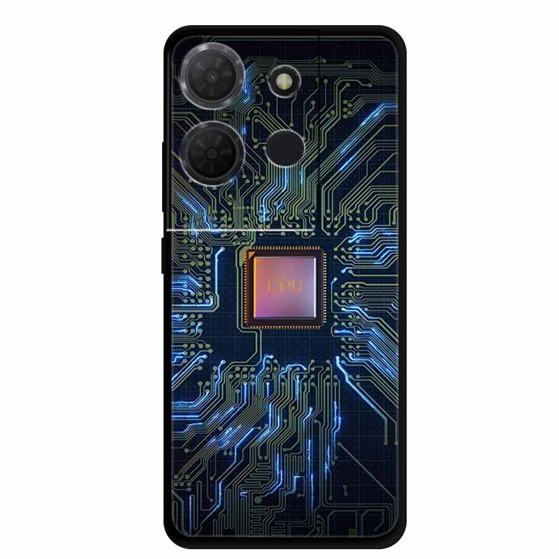 Cover For TCL 503 TPU Silicone Phone Case Flower Blossoms Para Capa Bumper Funda TCL503 Soft Protector Fashion Shockproof Bumper