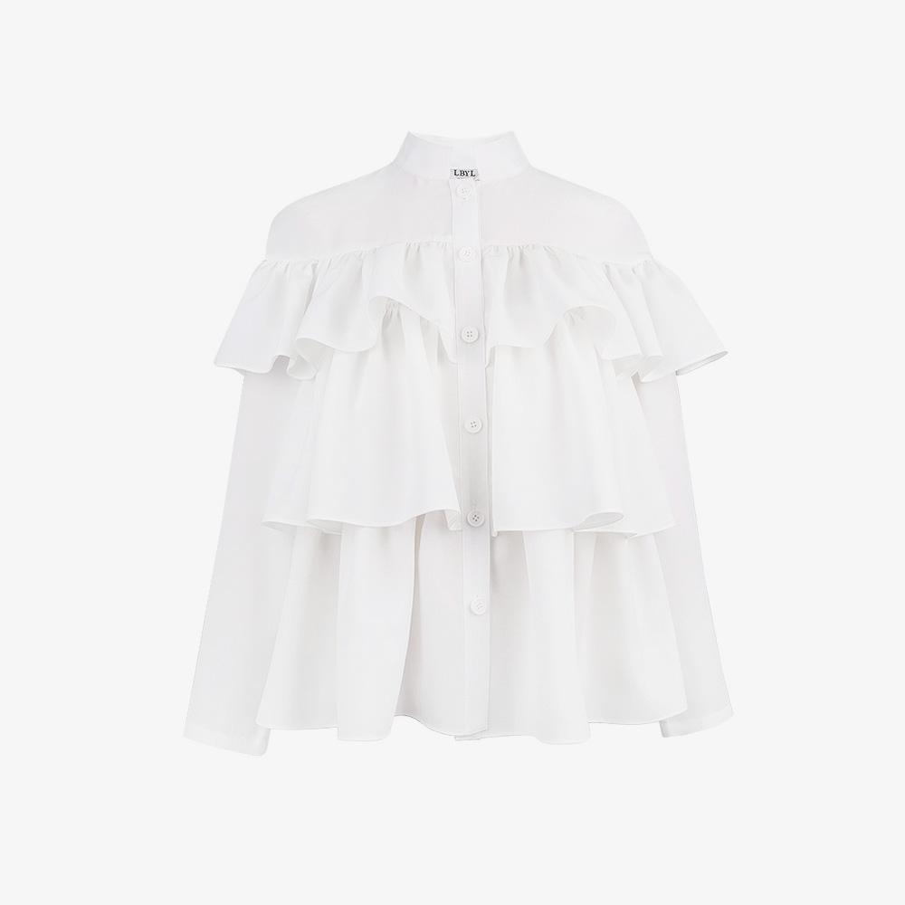 LBYL White Frill Blouse