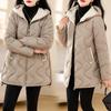 Down Padded Jacket, Light and Loose, Warm Padded Jacket, Fashion Hooded National Style Thickened Winter Jacket for Women