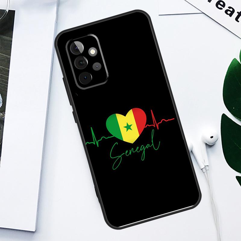 Senegal Flag For Samsung Galaxy A13 A53 A33 A54 A34 A14 A55 A35 A15 A05 A06 A16 A22 A32 A52 Phone Case