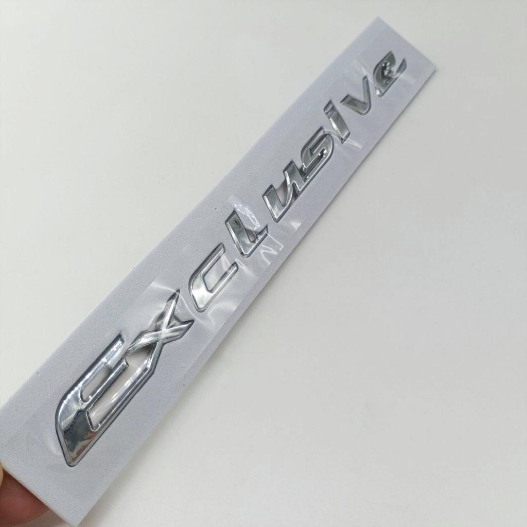 1pcs for Exclusive ABS Badge Nameplate Symbol Decal Car Emblem Car Rear Trunk Tailgate Logo Letters Sticker
