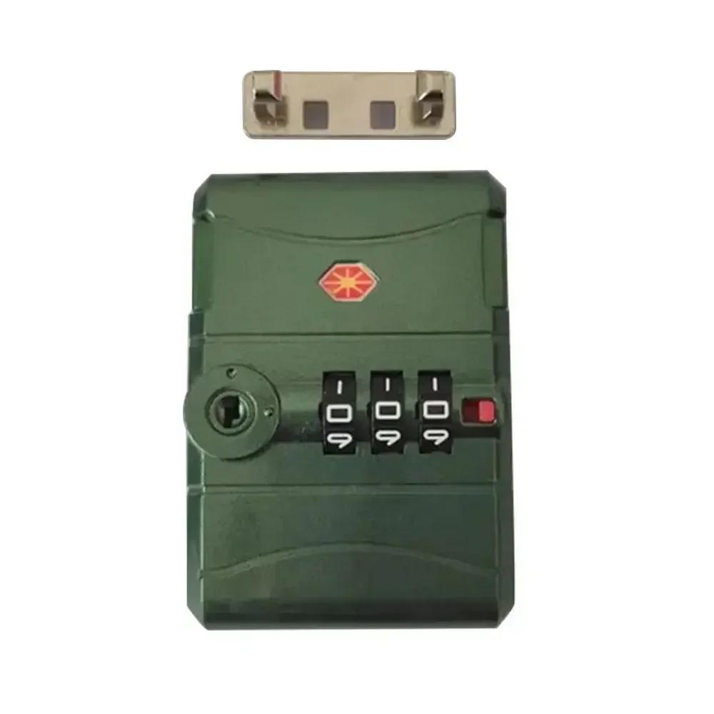 TSA007 Cadeado de Senha Alfândega Cadeado de Combinação de 3 Dígitos Multiuso Para Bagagem de Viagem Mala Cadeado de Código Antifurto