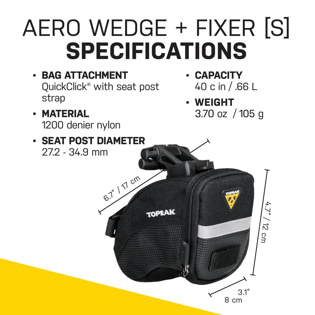 TOPEAK Aero Wedge Pack S (QuickClick)