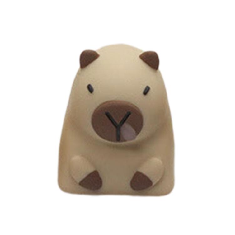 Farbverlauf Harz Tastenkappen mit Capybara Kunst Kompakte Größe Leichte Bauweise Für Mechanische Schalter