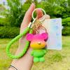 Bear Rainbow Rabbit Toy Keychain Alloy Material School Bag Pendant Decoration