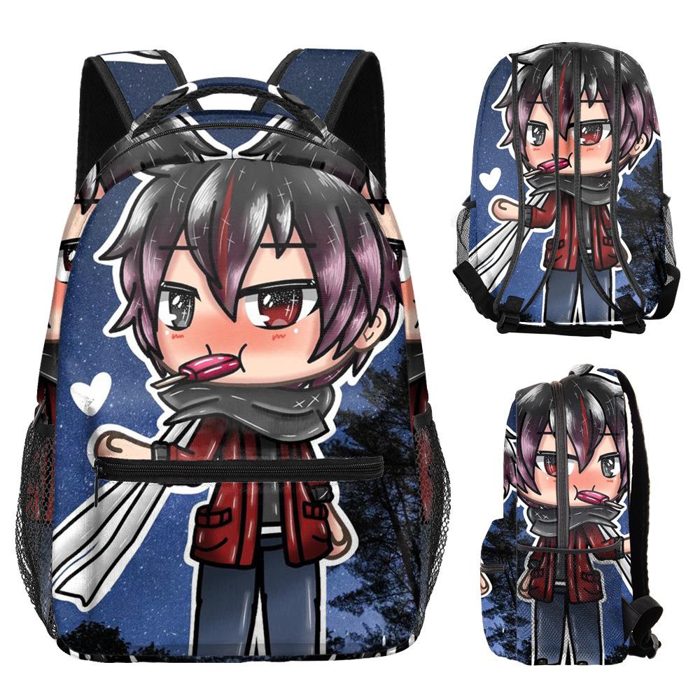 Hip Hop Kpop Youthful School Bags Unisex Cute Gacha Life Travel Bags 3D Print Oxford Waterproof Notebook Shoulder Backpacks