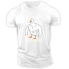 You Get The Bonk Humor Men Cotton T Shirt Men Causal O-neck Cartoon Murder Goose Kawaii T-shirts Male Classical Top Men Clothing