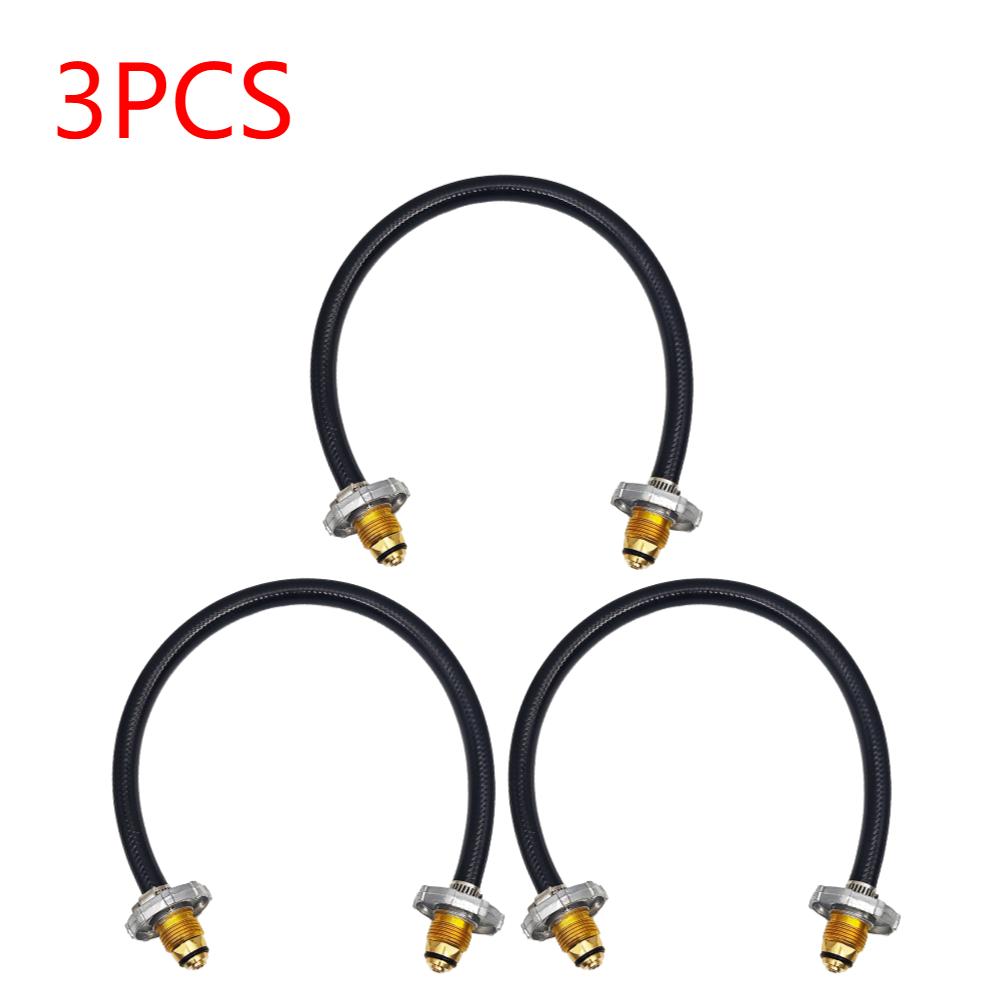 Valve Braided Hose Gas Refill Adapter Rubber Gas Refill Pipe Tube Cylinder Convertor Filling Tank Coupler Accessories Leakproof