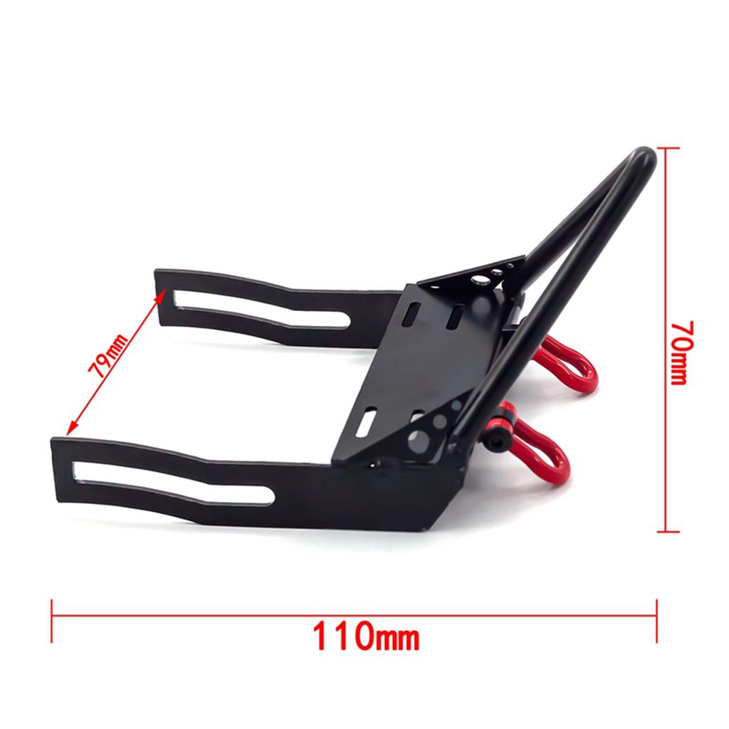 Náhradní kovový přední nárazník pro Axial SCX10 RC Car