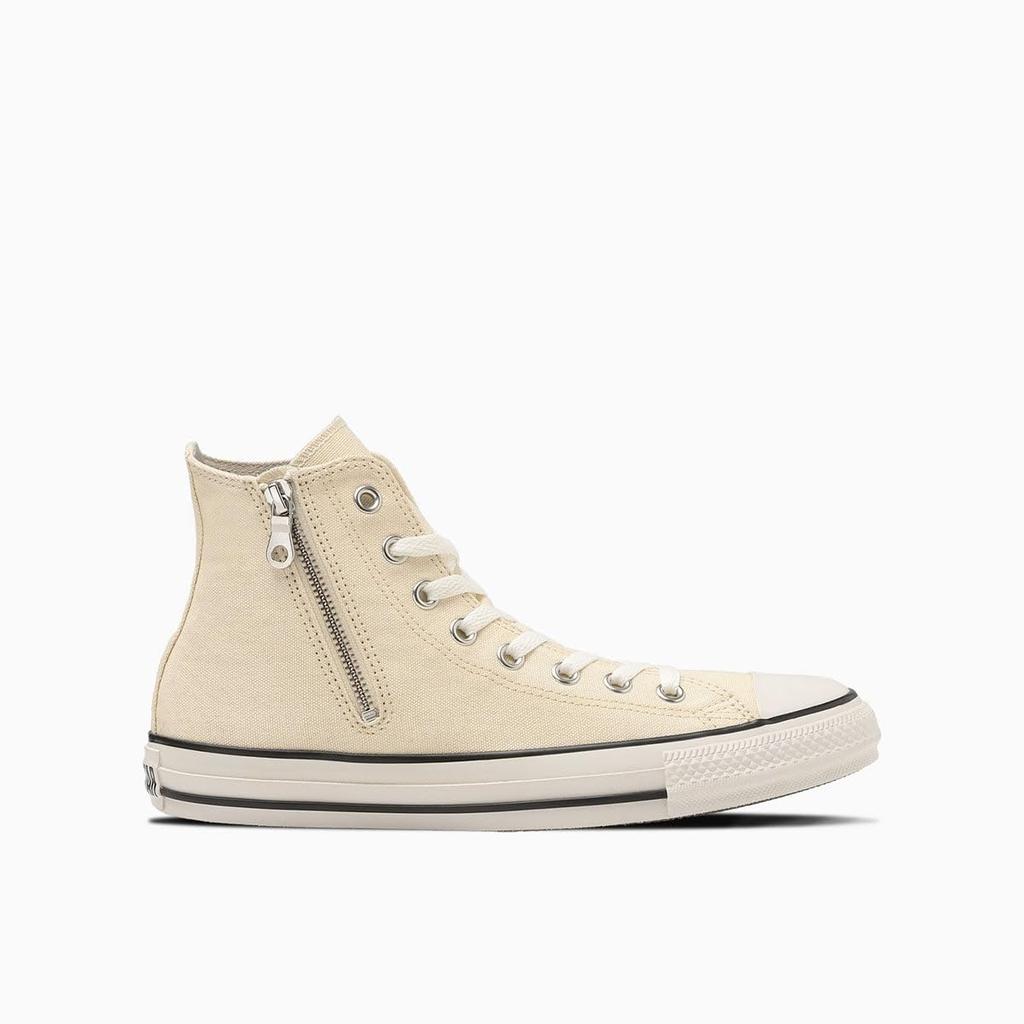 Converse All Star Studs Patch Zip Size Cm Sneakers, Off-White, 24.0