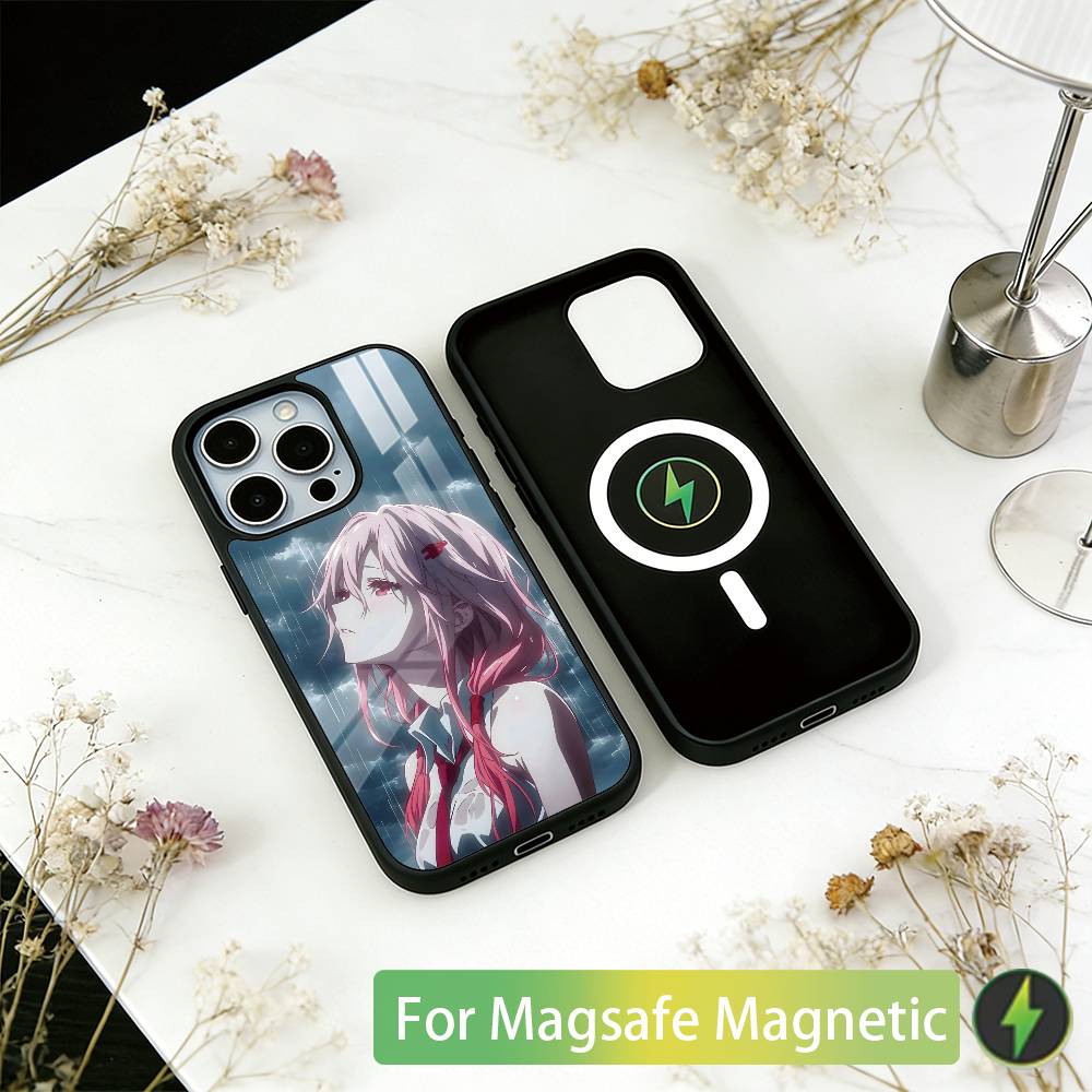 Guilty Crown Phone Case For iPhone17,16,15,14,13,12,11 Plus,Pro Magnetic For Magsafe Wireless Charging