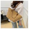 Frühling und Sommer Neue Mode Strandurlaub Stroh Freizeit Große Kapazität Schulter Damenhandtasche