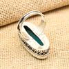 Blue Chalcedony Gemstone 925 Sterling Silver Handmade Antique Jewelry Gift For Mother