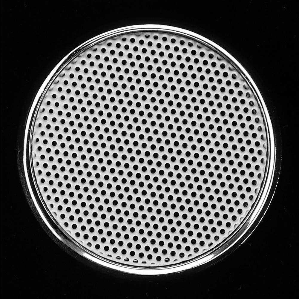4pcs 1inch Audio Speaker Grille Protective Decorative Audio Speaker White Mesh Grille