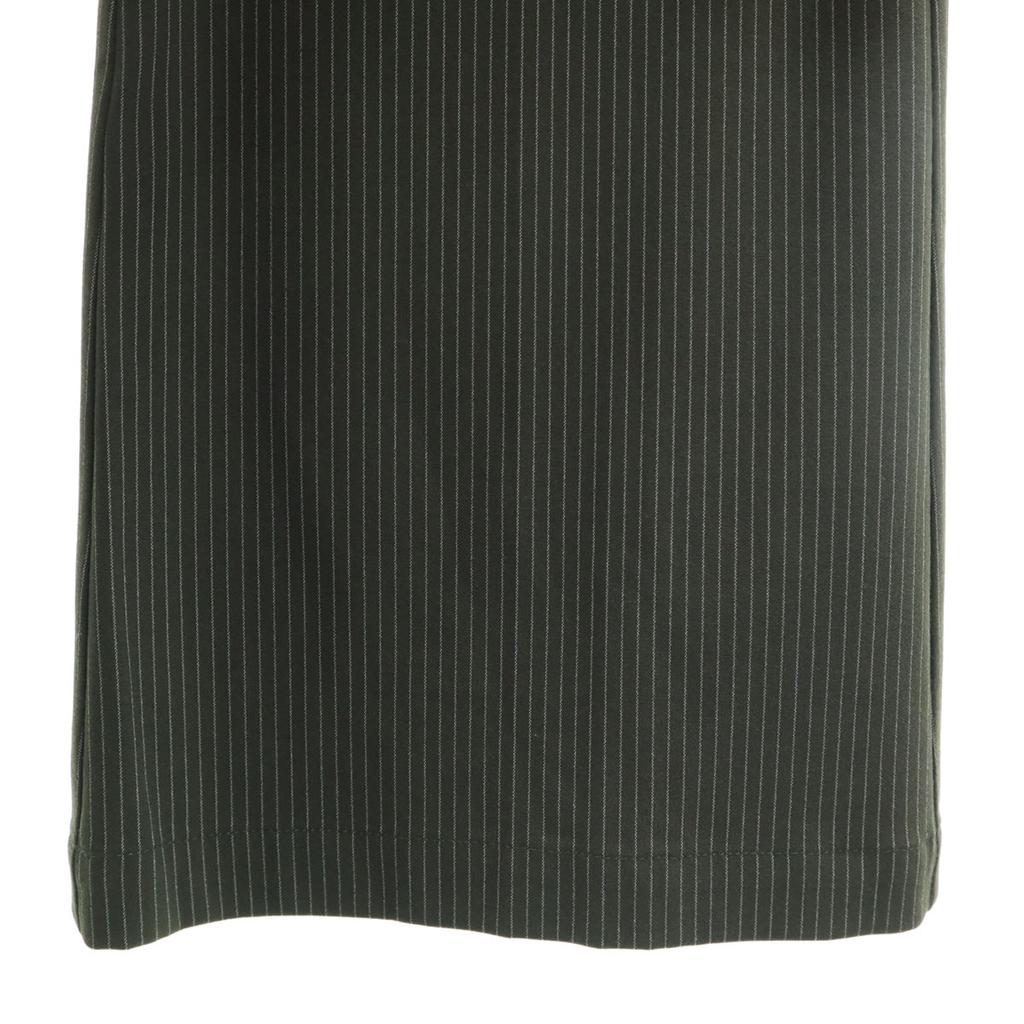 Beauty Products CHIGNON Striped Pattern Flare Pants F Green System Women Used