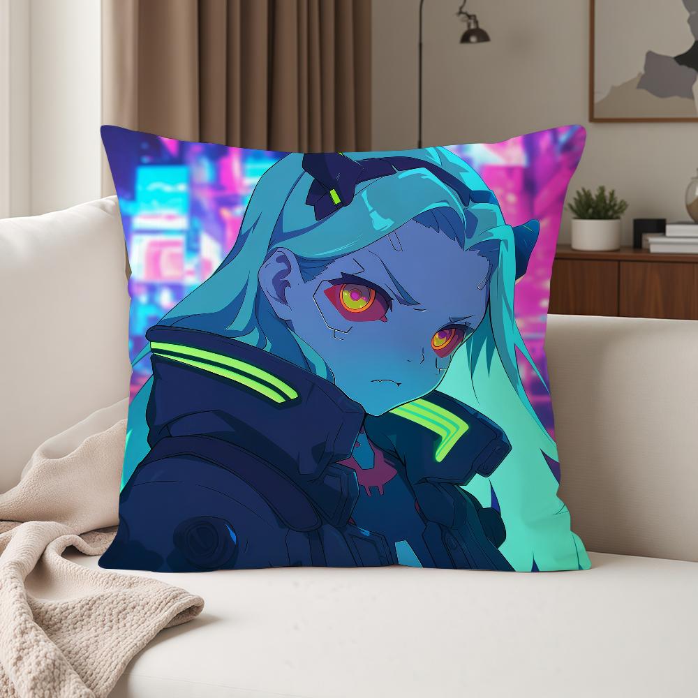 Game Samurai Ccyberpunk Rebecca Pillow Case Suitable For Bedrooms Living Rooms Cars Home Decoration