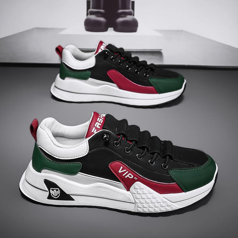 

Men s shoes spring 2025 new student platform wear-resistant sports casual shoes men s trend versatile leather dad shoes 44