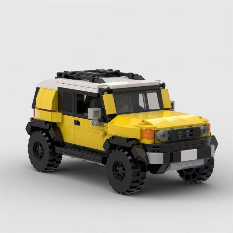 

MOC 8-шиповой FJ Cruiser V2 Строительные блоки Совместимые с Лего для детей