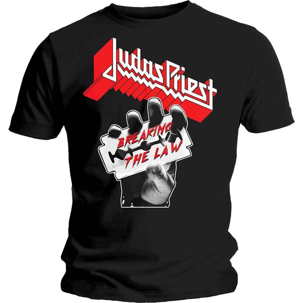 Judas Priest Breaking The Law T-Shirt Black New Unisex T-Shirt S