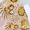Unique Gold Embroidery Collar Appliques Sequined Collar Corsage For Women Various Clothes Decorative Removable Collar