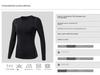 Women's PRO Moisture-Wicking Long Sleeve Yoga Training T-Shirt