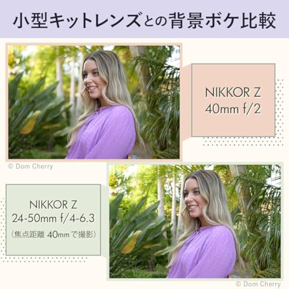 Nikon Single Focus Lens NIKKOR Z 40mm f/2 Z Mount Full Size Compatible Black