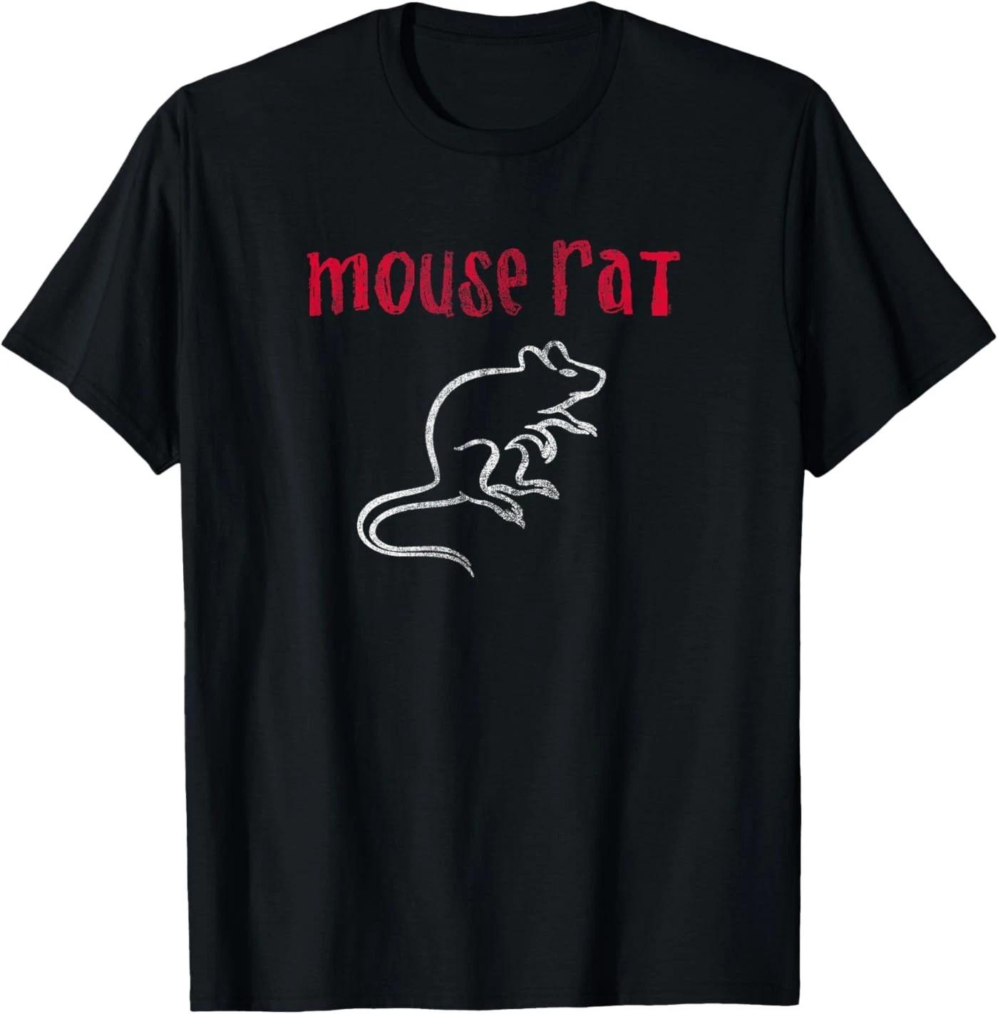 Parks & Recreation Mouse Rat Logo Distressed Short Sleeve T-Shirt 4XL