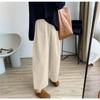 Women's High Waist Drawstring Balloon Pants Loose Casual Ankle Length Trousers