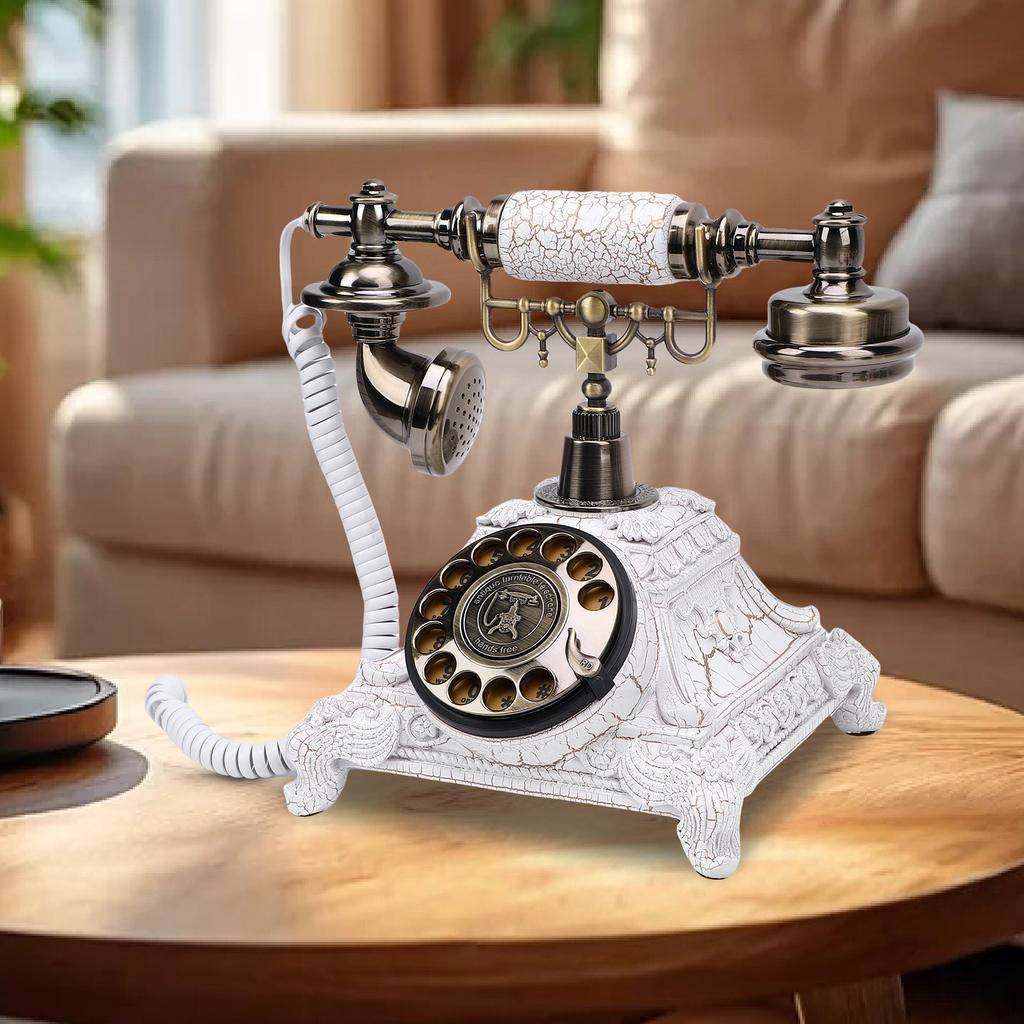 Guest Book Phone 32G Capacity Vintage Retro Telephone Customized Voice Message for Wedding Party