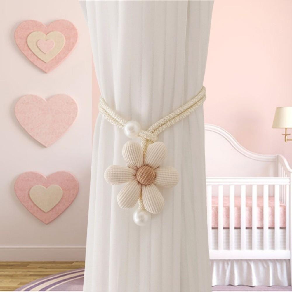 Elegant Curtain Tieback Adjustable Petal Curtain Buckle Sweet Petal Curtain Straps Bedroom