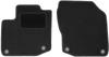 Black Front Floor Mats For: Honda Civic IX Hatchback (2012-)