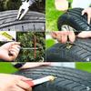 Car Motorcycle Tire Repair Tool Kit Studding Tool Set Auto Bike Tubeless Tyre Repairing Puncture Plug Garage Car Accessories