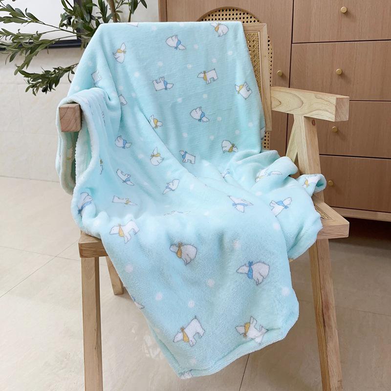 Shining Planet Girl Flannel Blanket | Warm Four Seasons Office Nap Air Conditioning Blanket